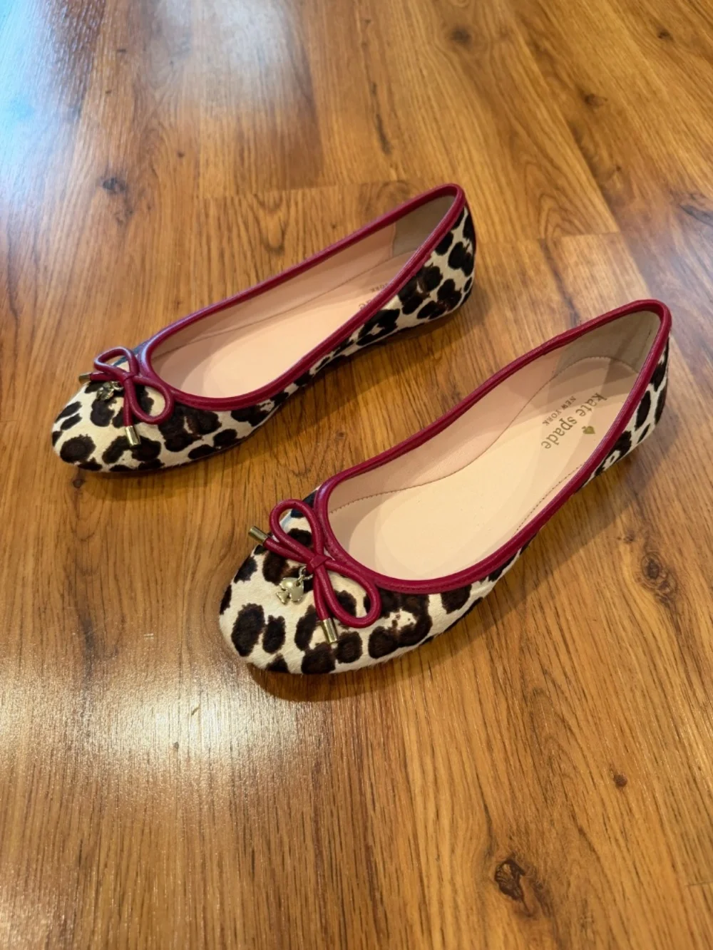 Kate Spade Dalmatian print ballet flats - size 7